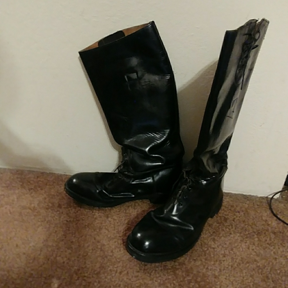 Vintage Police Motorcycle Boots sz 11
